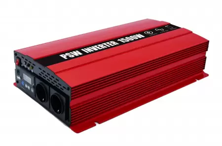 1500 W:n LCD-älykäs puhdas siniaaltotehoinvertteri 12 Vdc - 220 Vac - WINVP15 1500 W:n puhdas siniaaltoinvertteri